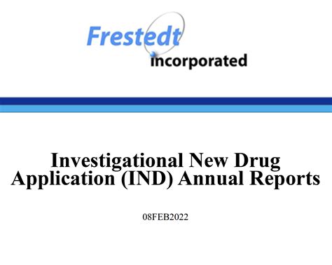 Investigational New Drug Ind